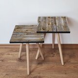 Hanah home set klub stočića 2Shp381, 2 komada, Boje hrasta | ePonuda.com