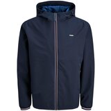 Jack & Jones Prehodna jakna 'JPRBLUALVES' nočno modra / rdeča / bela Cene