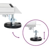 Tuš kanal 2-u-1 sa 360° sifonom Srebrno 90 cm | shoptok.hr