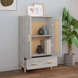  Visoka komoda siva boja betona 70x31x115 cm konstruirano drvo | shoptok.hr