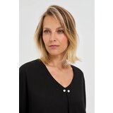 Marisse Black Viscose Shirt | ePonuda.com