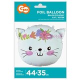  Balon iz folije v obliki mačke - 44x35 cm | Shoptok.si