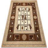 RugsX Preproge Preproga BCF Morad DZETA geometrijski, Classic - 140x200 cm Bež | Shoptok.si