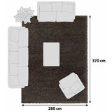 XXXL Preproga Fluffy, 280x370cm, Rjava | Shoptok.si