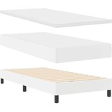  Krevet s opruga kutije Bijelo 90 x 190 cm Umjetna koža | shoptok.hr