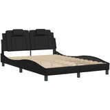  Okvir za krevet s uzglavljem crni 140x190 cm od umjetne kože | shoptok.hr