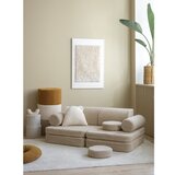 Wigiwama Svjetlo smeđi dječji kauč od bouclé tkanine 132 cm Settee – | shoptok.hr
