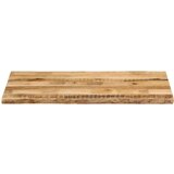 vidaXL Mizna plošča z naravnim robom 120x60x2,5cm trden robusten mango | Shoptok.si