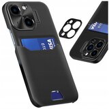 HURTEL USNJEN OVITEK STOJALO OVITEK OVITEK OHIŠJE ZA IPHONE 14 PLUS ČRN, (21896375) | Shoptok.si