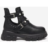 Resti Black women's boots on a solid sole Itreff- Footwear | Shoptok.si