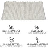 Wenko Bela tekstilna kopalniška preproga 50x80 cm Solivo – | Shoptok.si
