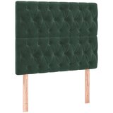  Krevet box spring s madracem LED tamnozeleni 120x200 cm baršun | shoptok.hr