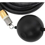  Usisno crijevo s mjedenim priključcima crno 1,1 " 3 m PVC | shoptok.hr
