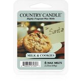 Country Candle Milk & Cookies vosek za aroma lučko 64 g | Shoptok.si