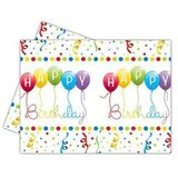 Procos Plastični namizni prt 120x180cm Happy Birthday Cene