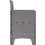  Vrtna stolica Set od 2 Svjetlosiva i krem Polipropilen Redovna | shoptok.hr