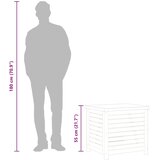  Vrtna kutija za pohranu 60x50x55cm od masivnog drva eukaliptusa | shoptok.hr