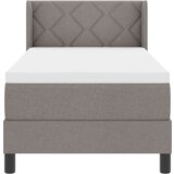 Box Spring krevet s madracem Taupe 80x200 cm Tkanina | shoptok.hr