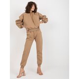 Fashion Hunters Women's basic tracksuit - beige | Shoptok.si