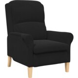 Crna fotelja Tkanina Drvo Standardna Ergonomska | shoptok.hr