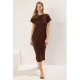 TRENDYOLMILLA Ženska haljina Twoss24El00140, Smeđa (Braon) | Eponuda.com