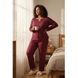 Trendyol Ženski set pidžama Tbbaw26Ai00059, Bordo | Eponuda.com