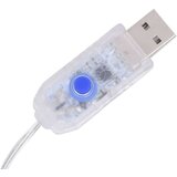 vidaXL led zavjesa s vilinskim svjetlima 500 led plava 8 funkcija | shoptok.hr