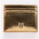 Pinko Torbe CARD HOLDER SIMPLY Pozlačena | Shoptok.si