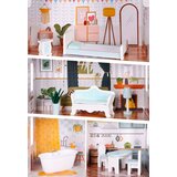 ECO TOYS kućica za lutke Alice – 3 kata, 4 sobe i 9 komada namještaja | shoptok.hr