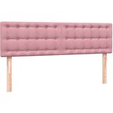  Box spring postelja z vzmetnico roza 140x210 cm žamet, (22011109) | Shoptok.si