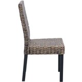  Stolac za blagovanje 2 pcs Crno pranje 45 x 54 x 93 cm | shoptok.hr