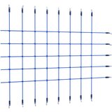 vidaXL Mreža za penjanje 200 x 150 cm plava | shoptok.hr