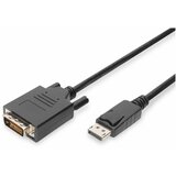Digitus DisplayPort / DVI Priključni kabel [1x Muški konektor DisplayPort - 1x Muški konektor DVI, 24 + 1 pol] 1.8 m Crna Cijene