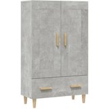 Maison Chic Komoda - Predalnik betonsko siva 70x31x115 cm konstruiran les, (21718541) Cene