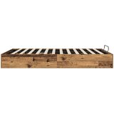  Otomanski krevet s pohranom Staro drvo 193 x 135 x 25 cm | shoptok.hr