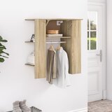 vidaXL Omarica za predsobo sonoma hrast 97,5x37x99 cm konstruiran les Cene