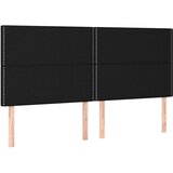 Krevet s oprugama i madracem crni 160x200 cm od tkanine | shoptok.hr