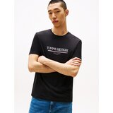 Tommy Hilfiger Majica mornarska / živo rdeča / črna / bela | Shoptok.si