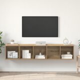vidaXL Set TV stalka s pohranom 2 pcs hrast artisan 37 x 37 x 142.5 cm | shoptok.hr