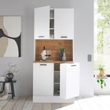 Lesnina XXXL BIFE OMARA bela, barve hrasta | Shoptok.si