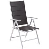Ibiza set namještaja 185 cm srebrna / crna 8+1 | shoptok.hr