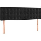vidaXL Box spring posteljni z vzmetnico črn 140x190 cm žamet | Shoptok.si