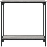  Konzolni stol siva boja hrasta 75x30 5x75 cm konstruirano drvo | shoptok.hr