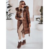 DStreet Kurtka zimowa damska pikowana z futerkiem STYLEBELLA biała TY4610 | shoptok.hr