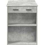  Radni stol s ladicom i policom beton sivi 102x62x77,5 cm | shoptok.hr