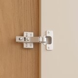 Bessagi Home Omara Za Oblačila Marlo, Bela, Barve Hrasta, Š. 148cm | Shoptok.si