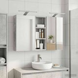  Komplet omaric za kopalnico z LED lučmi 3 pcs 80 x 10,5 x 50 cm, (5000245431) | Shoptok.si