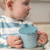 Done By Deer skodelica za učenje pitja foodie happy dots blue | Shoptok.si