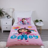 Jerry Fabrics Rožnata bombažna otroška posteljnina za otroško posteljico 100x135 cm Gabby's Dollhouse – | Shoptok.si