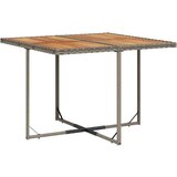 vidaXL 9-dijelni vrtni blagovaonski set sivi od poliratana | shoptok.hr